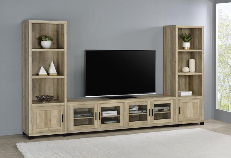 Sachin 3-shelf Engineered Wood Media Tower