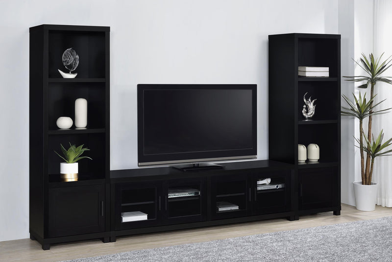 Jupiter 3-shelf Engineered Wood Media Tower