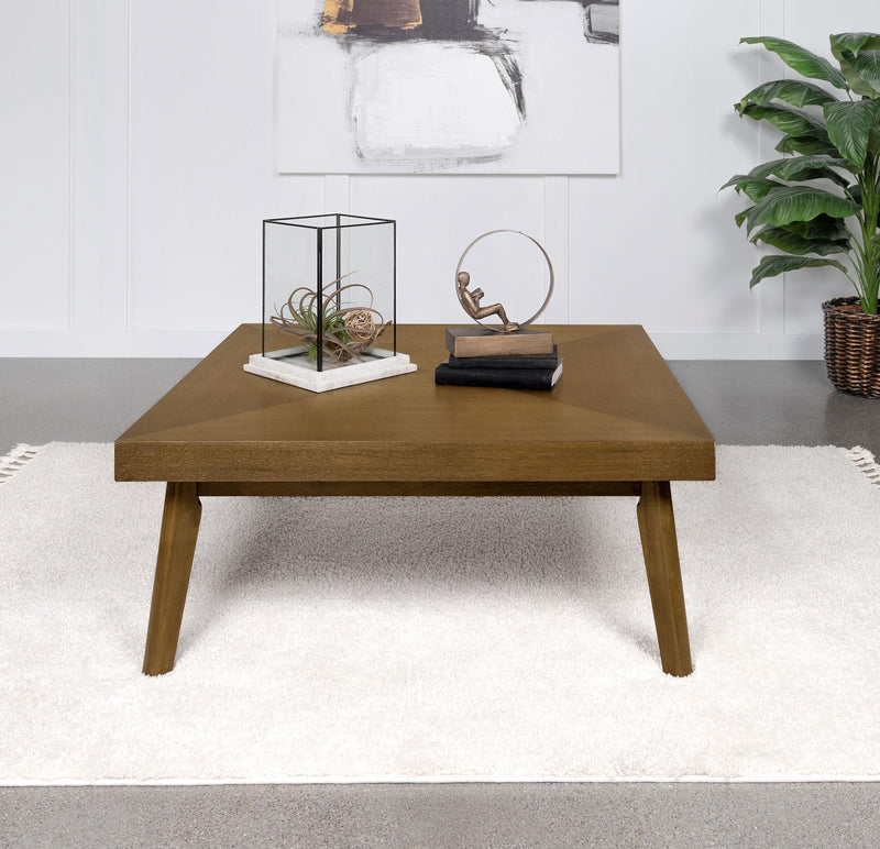 Westerly Square Wood Coffee Table Walnut