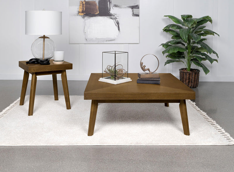 Westerly Square Wood Coffee Table Walnut