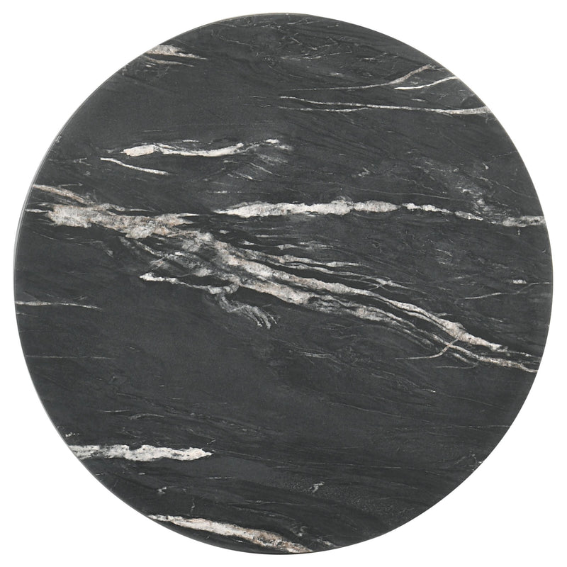 Skylark Round Marble-like SmartTop Side End Table