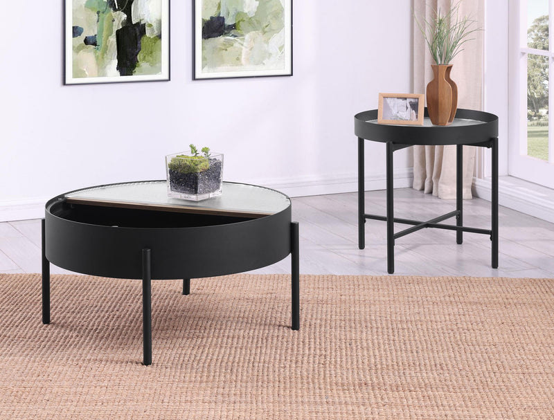Ozella 2-piece Round Coffee and End Table Set
