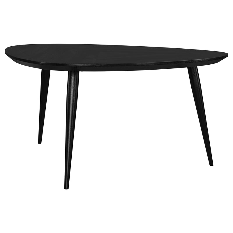 Odessa Triangular Solid Wood Coffee Table
