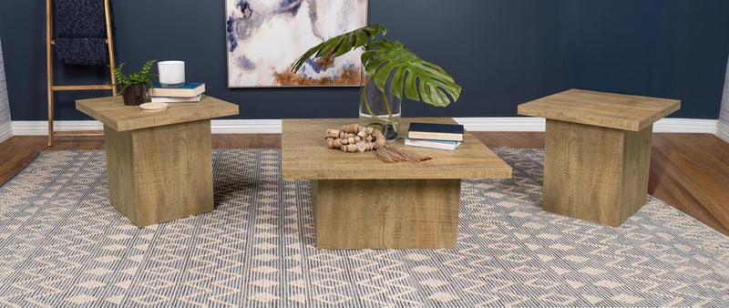 Devar 3-piece Square Coffee and End Table Set