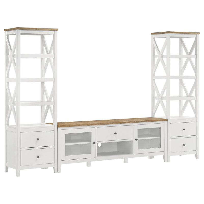 Hollis 3-piece 67-inch TV Stand Entertainment Center