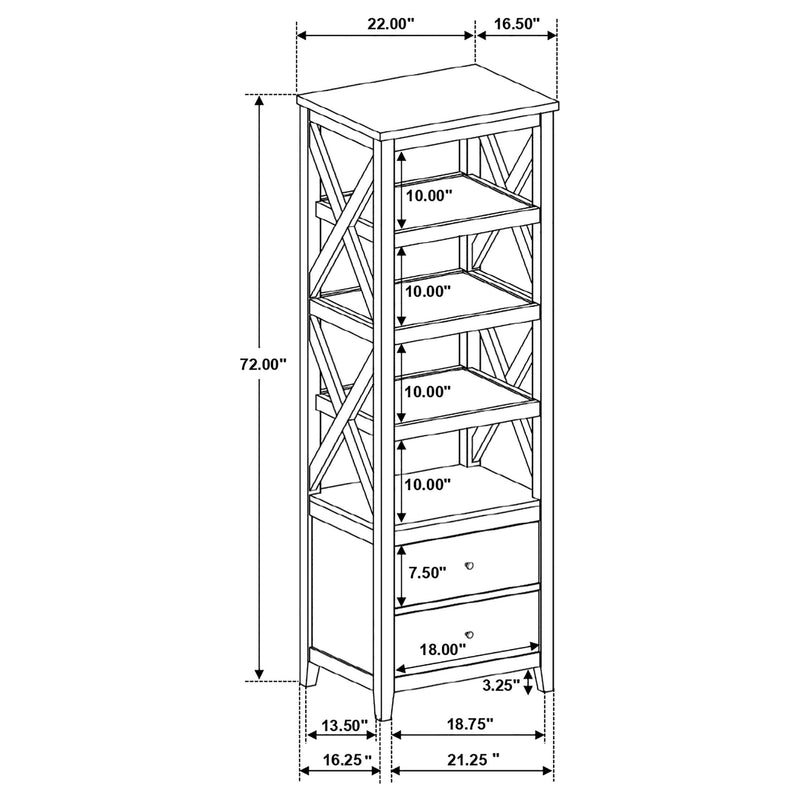 Hollis 3-piece 67-inch TV Stand Entertainment Center