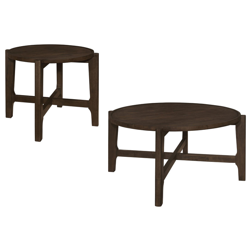 Cota 2-piece Solid Wood Coffee and End Table Set