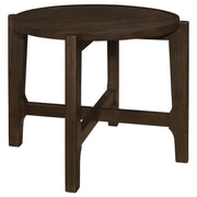 Cota 3-piece Solid Wood Coffee and End Table Set Dark Brown - detail 3