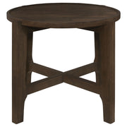 Cota 3-piece Solid Wood Coffee and End Table Set Dark Brown - detail 4