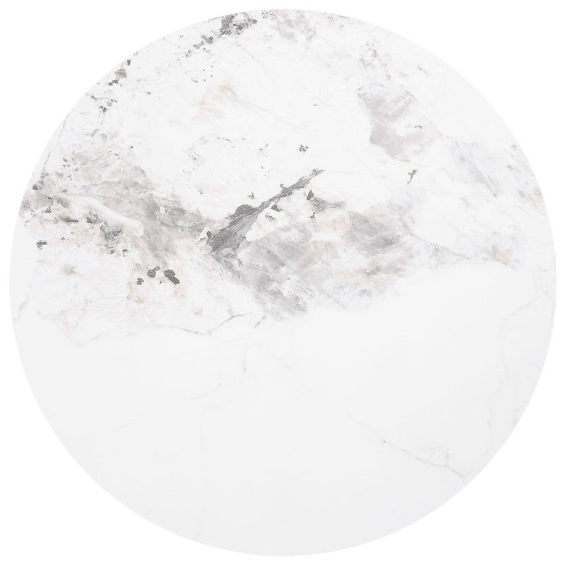 Rowena Round Sintered Stone End Table