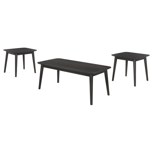 Radley 3-piece Rectangular Coffee Table Set Black - alternate view