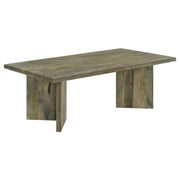 Andando Rectangular Solid Wood Coffee Table Mango Brown - alternate view