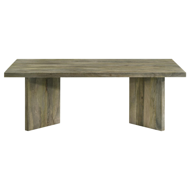 Andando Rectangular Solid Wood Coffee Table Mango Brown - detail 3