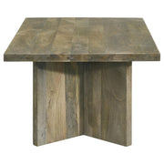Andando Rectangular Solid Wood Coffee Table Mango Brown - detail 4