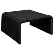 Cahya Woven Rattan Square Coffee Table Black - alternate view