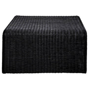 Cahya Woven Rattan Square Coffee Table Black - detail 5
