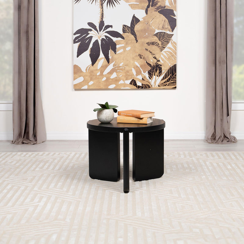 Cordova Round Solid Wood End Table