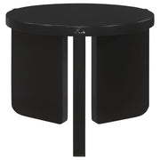 Cordova 3-piece Solid Wood Coffee and End Table Set Black - detail 3