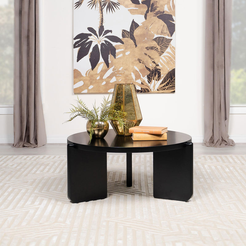 Cordova Round Solid Wood Coffee Table