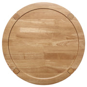 Camillo 2-piece Round Coffee and End Table Set Maple - detail 6