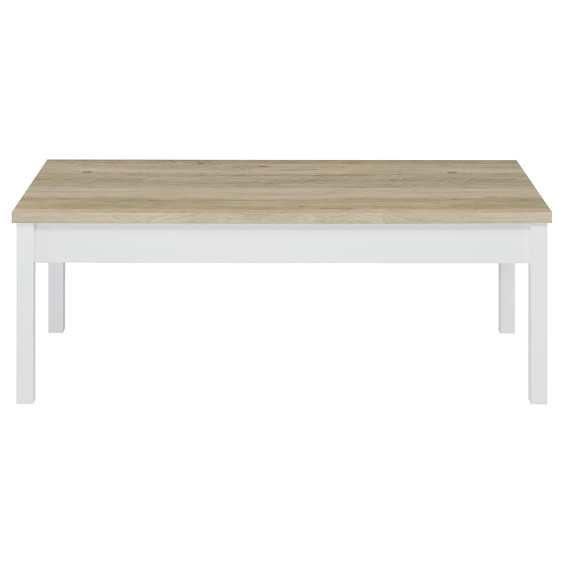 Stacie 3-piece Coffee Table Set Distressed Pine and