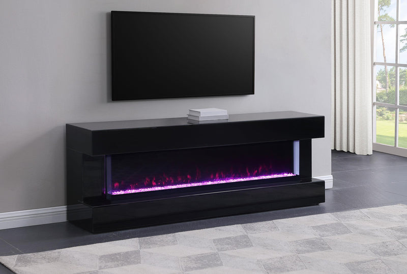 Vallerie 71-inch BT Speaker TV Stand Fireplace Console