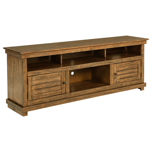 Payne 70-inch TV Stand Media Console Distressed Brown - alternate view