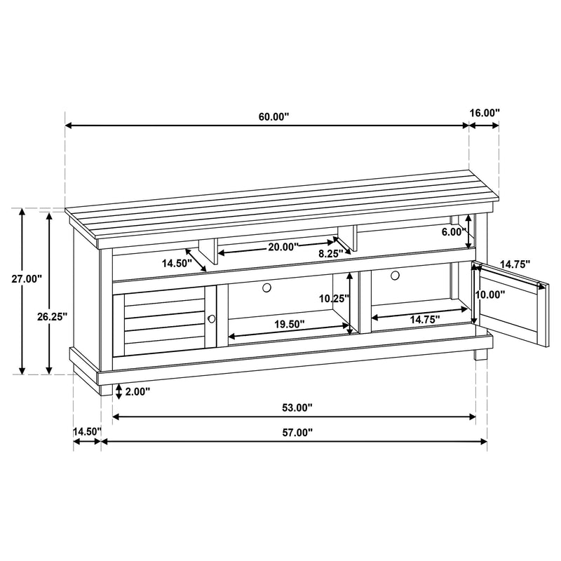 Payne 60-inch TV Stand Media Console