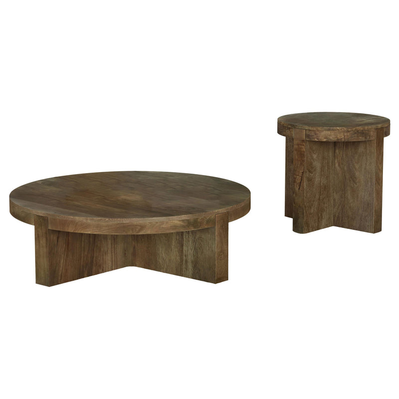 Kinkaid 2-piece Solid Wood Coffee and End Table Set