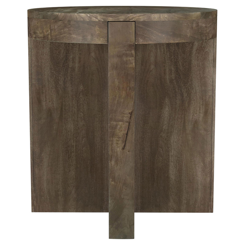 Kinkaid 3-piece Solid Wood Coffee and End Table Set Brown - detail 3