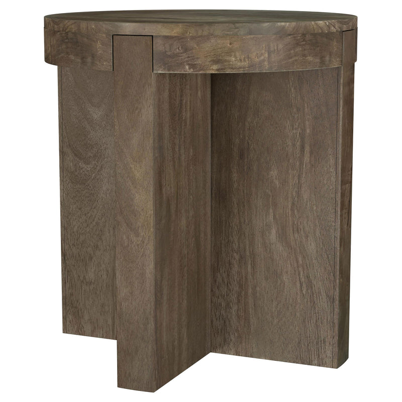 Kinkaid 3-piece Solid Wood Coffee and End Table Set Brown - detail 4