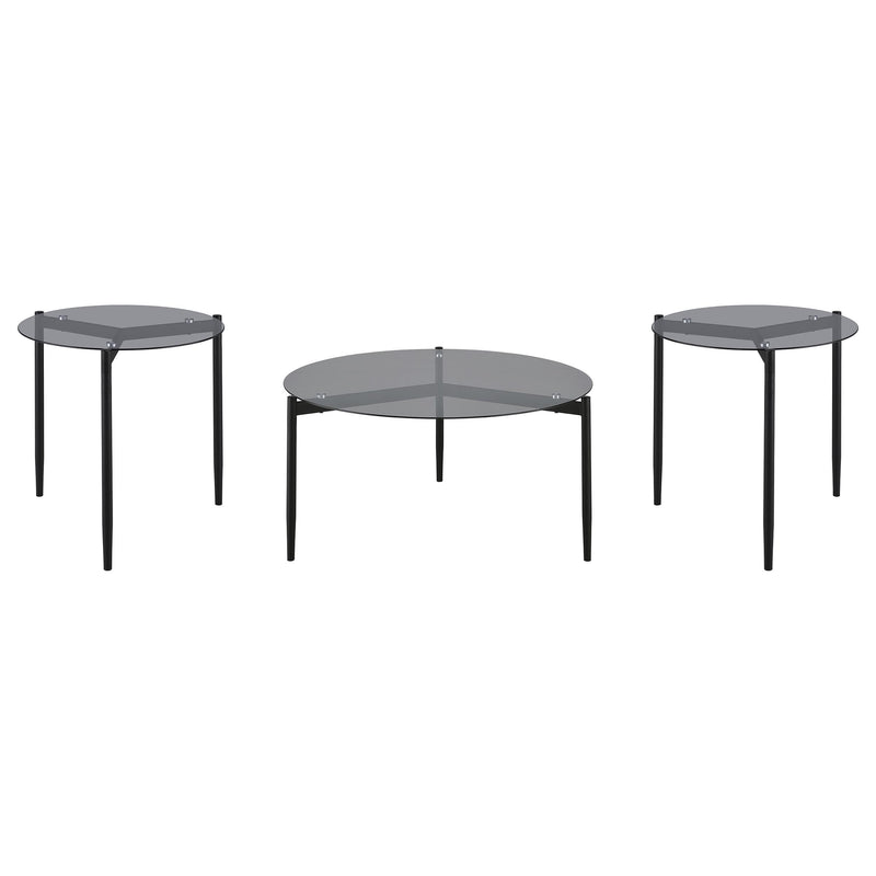 Rosalie 3-piece Round Coffee and End Table Set
