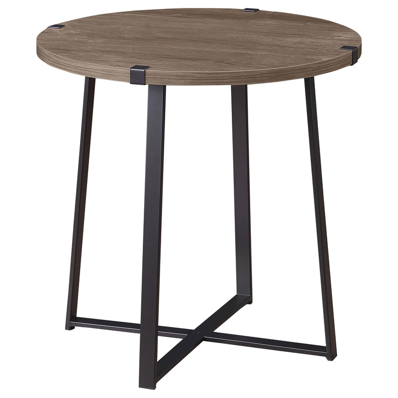 Marcus Round Engineered Wood Side End Table