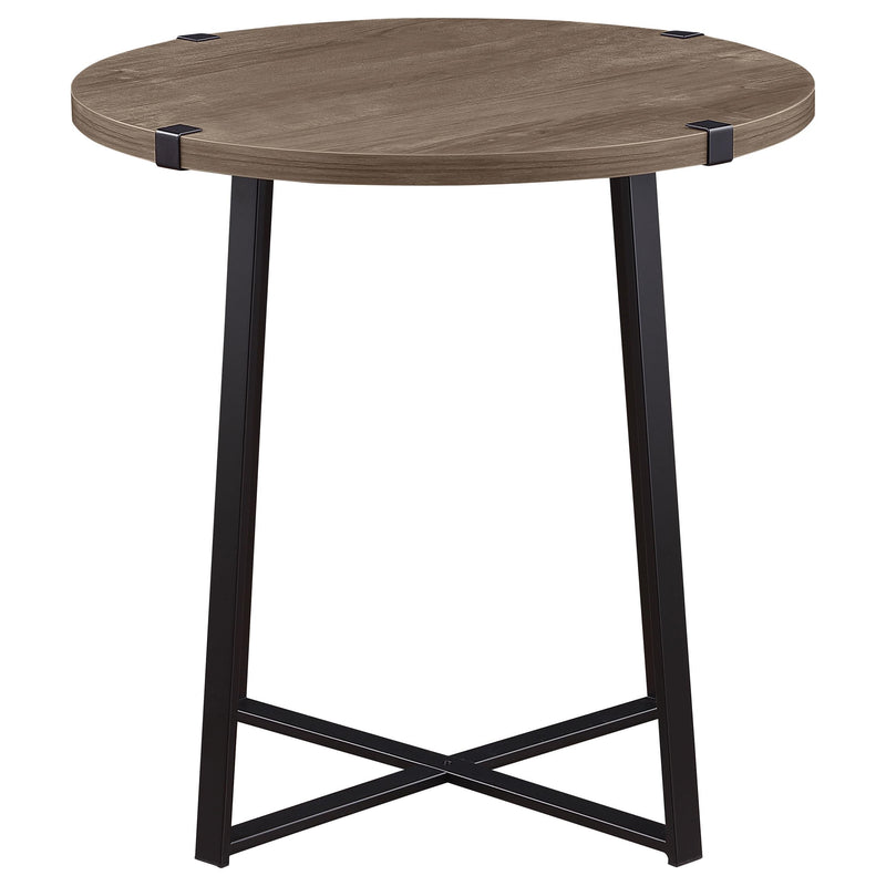 Marcus Round Engineered Wood Side End Table