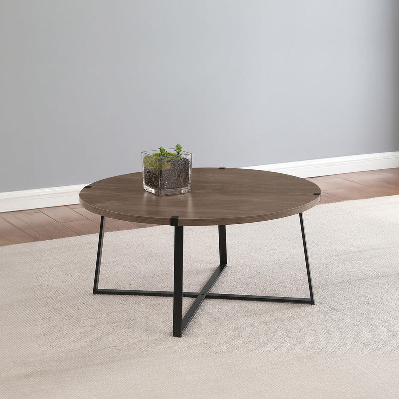Marcus Round Engineered Wood Coffee Table