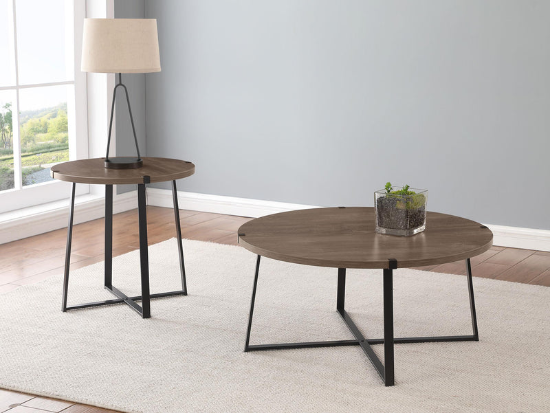 Marcus Round Engineered Wood Coffee Table