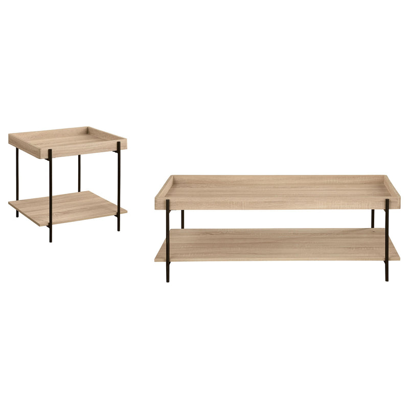 Fallon 2-piece Rectangular Coffee and End Table Set
