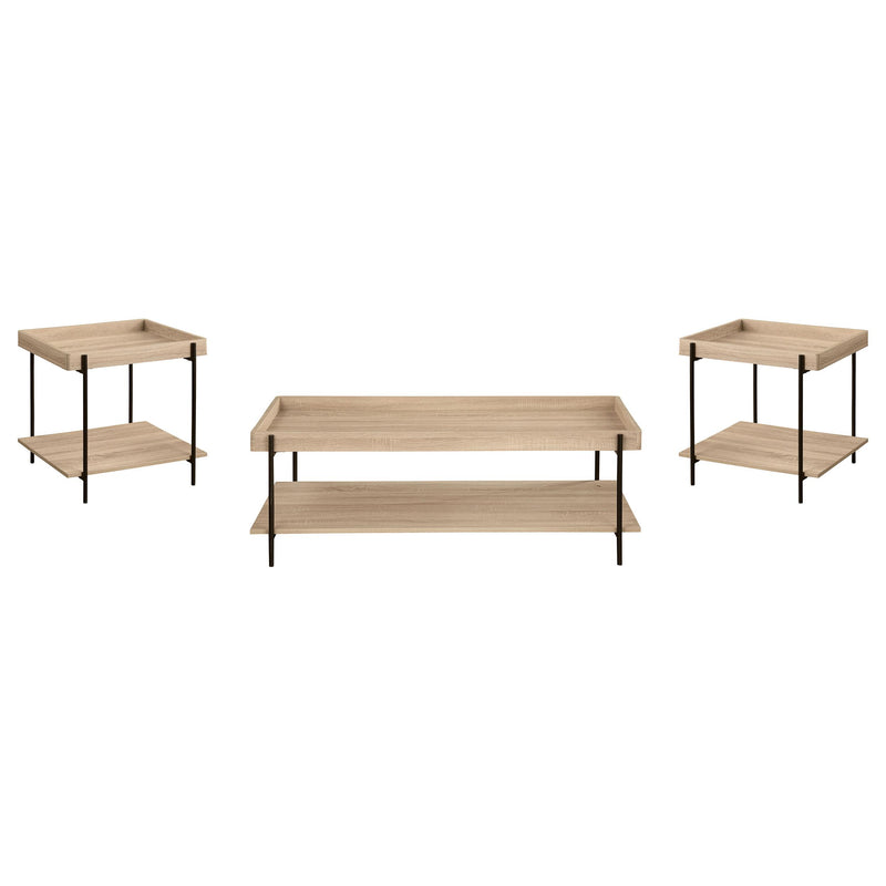 Fallon 3-piece Rectangular Coffee and End Table Set