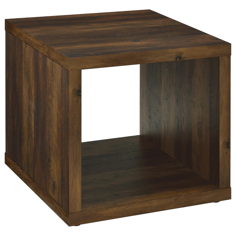 Frisco 3-piece Coffee and End Table Set Dark Pine - detail 3