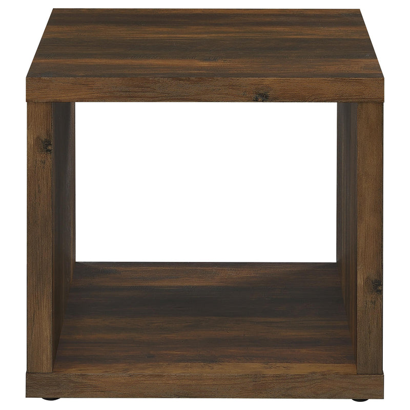 Frisco 3-piece Coffee and End Table Set Dark Pine - detail 4