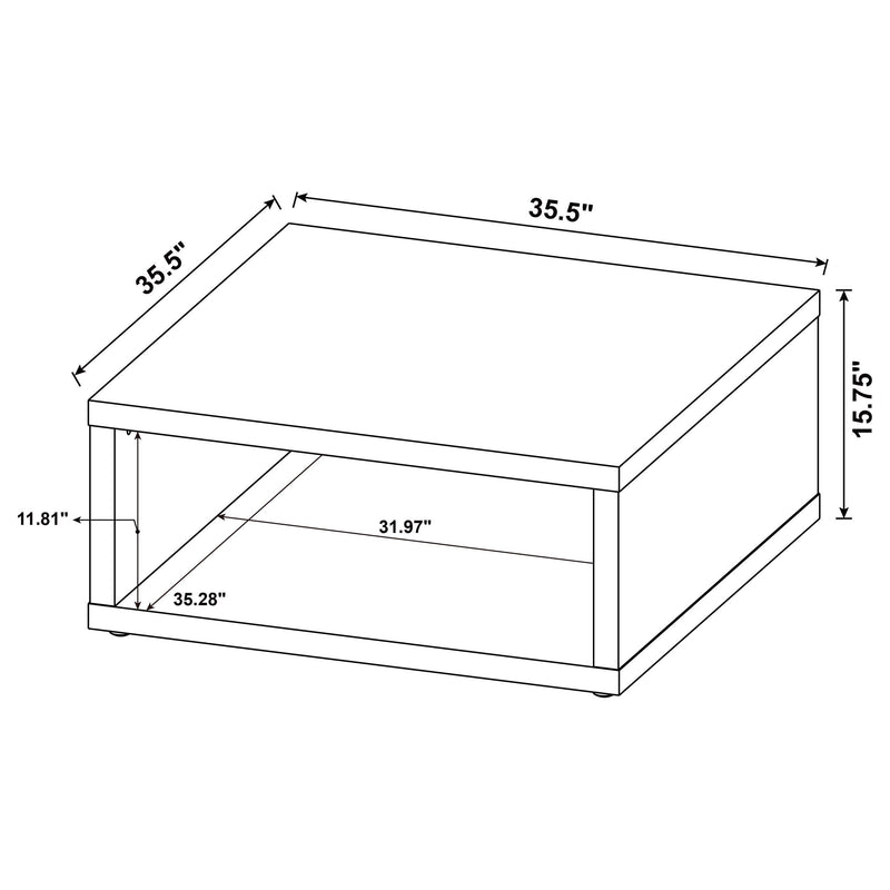 Frisco Square Engineered Wood Coffee Table