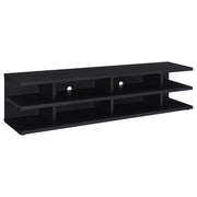 Cartmill 78-inch 2-tier TV Stand Media Console Black - alternate view