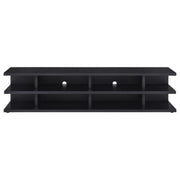 Cartmill 78-inch 2-tier TV Stand Media Console Black - detail 3