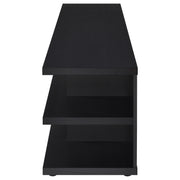 Cartmill 78-inch 2-tier TV Stand Media Console Black - detail 5