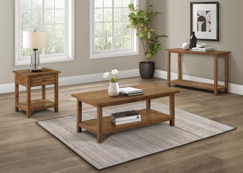 Payne 1-drawer Wood End Table with Shelf