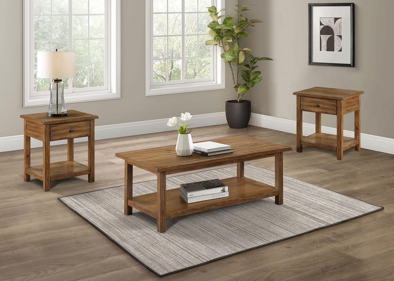 Payne 3-piece Coffee and 1-drawer End Table Set