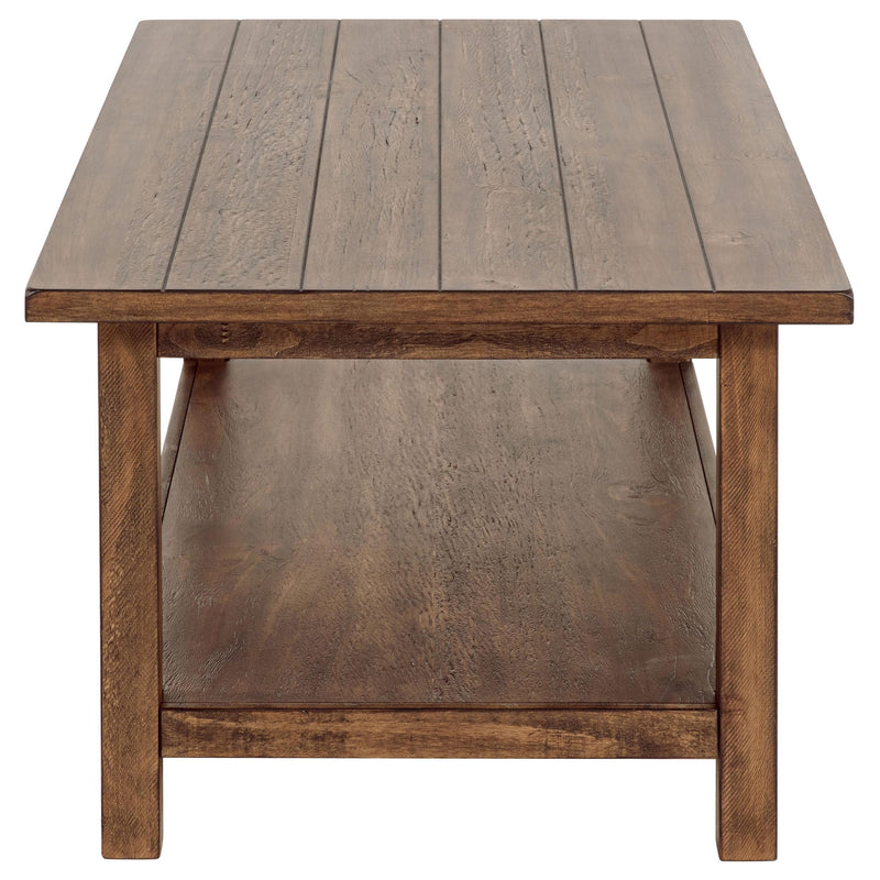 Payne Wood Coffee Table with Shelf