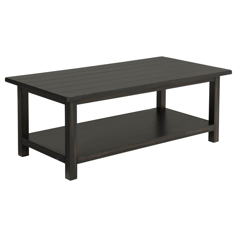 Payne Wood Coffee Table with Shelf