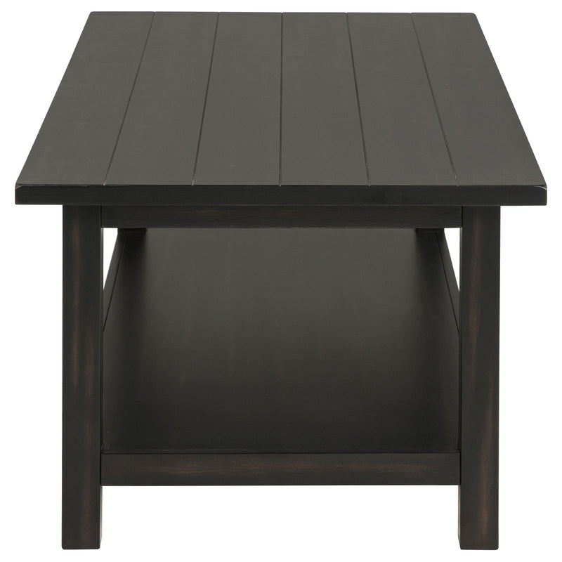 Payne Wood Coffee Table with Shelf