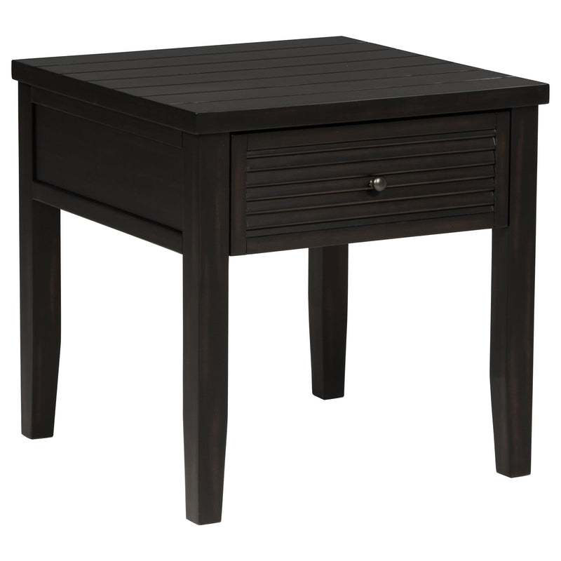 Concord 1-drawer Square End Table
